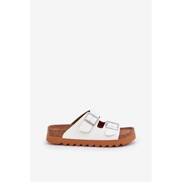  Ženske papuče BIG STAR LL274480 WHITE Big Star Shoes 