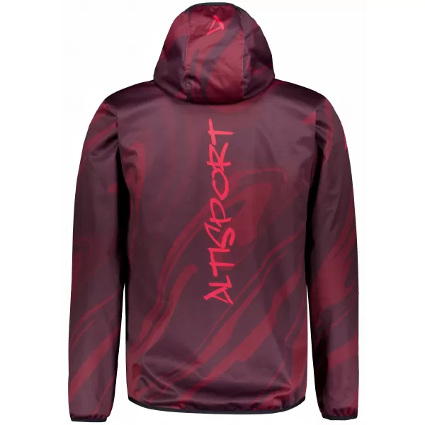  Muška vrhunska softshell jakna ALTISPORT VOJ/ALM072JACK01 VINO/CRVENO 