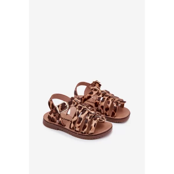  Dječje sandale BOTO MARIANA 38044 LEOPARD 