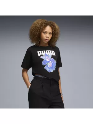 Ženska majica kratkih rukava PUMA GRAPHICS RELAXED TEE BETTER 691908_01 PUMA CRNA