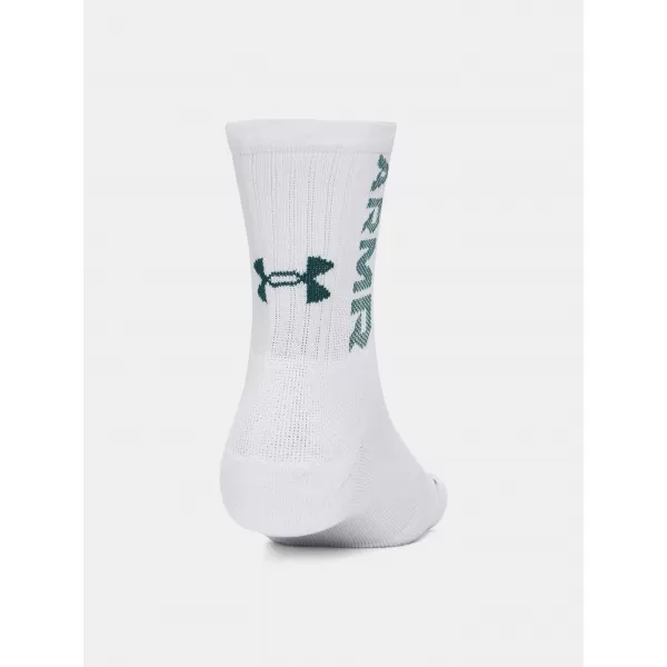  Čarape UNDER ARMOUR UA 3-MAKER 3PK MID-CREW 1373084-106 BIJELA 