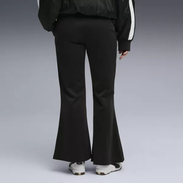  Ženske hlače PUMA WARDROBE ESS FLARED PANTS 632045-01 PUMA CRNA 