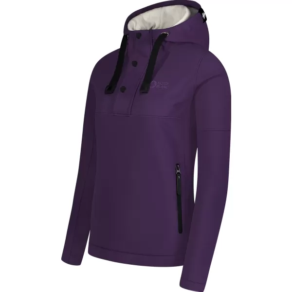  Ženska softshell jakna NORDBLANC SHOAL NBSSL8341 LJUBIČASTA 