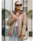 Ženska jakna DSTREET TY5547 KARAMELA