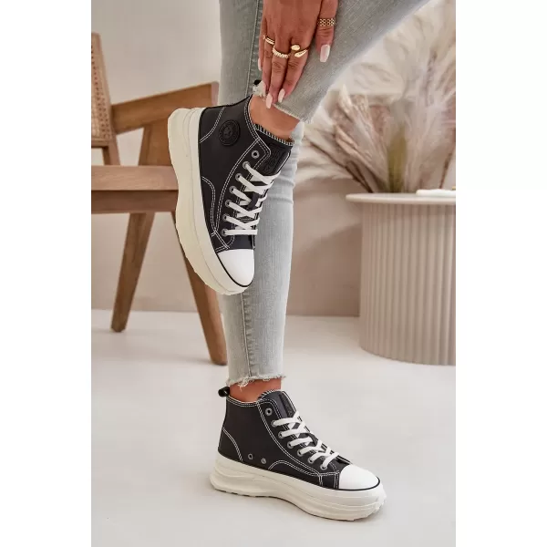  Ženske tenisice BIG STAR OO274068 BLACK Big Star Shoes 