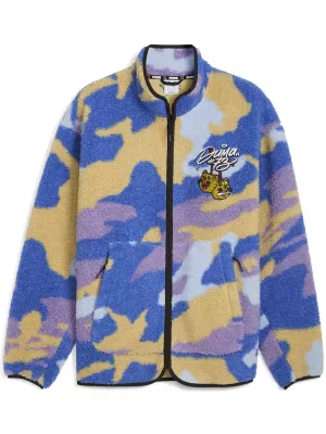 Muška jakna PUMA DYLAN POLAR FLEECE JACKET 632826-01 PLATNO/AOP