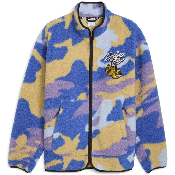 Muška jakna PUMA DYLAN POLAR FLEECE JACKET 632826-01 PLATNO/AOP 