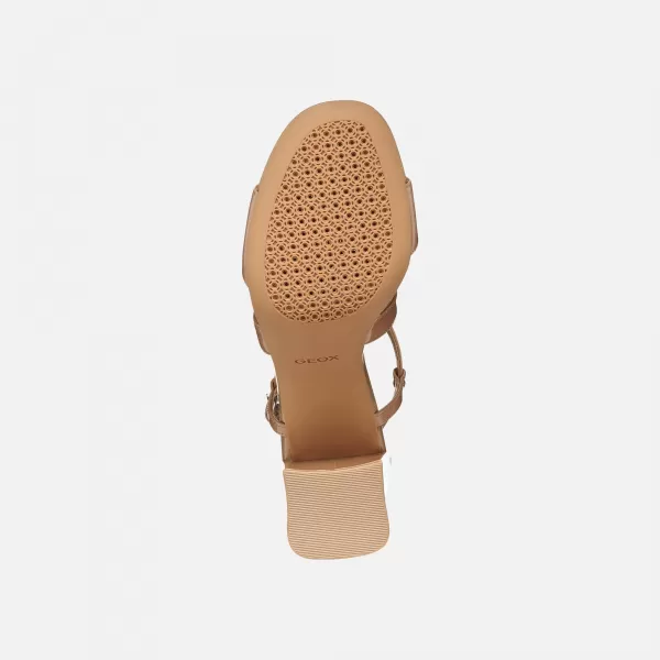  Ženske sandale GEOX NEW ERAKLIA 80 T01 G012894 SVIJETLOSMEĐA 