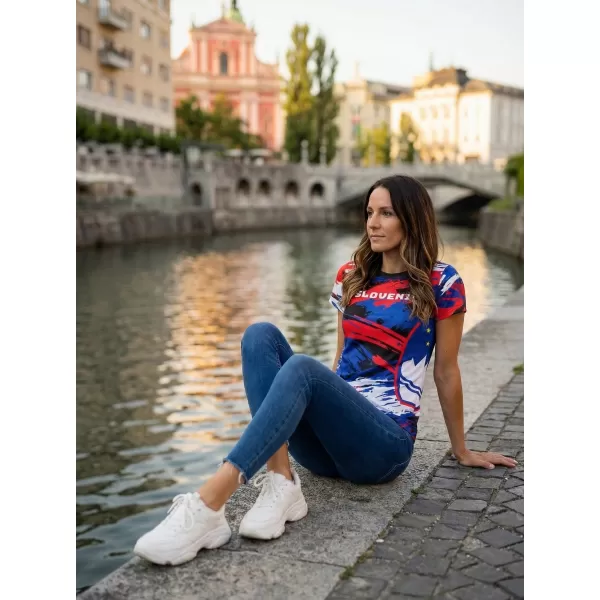  Ženska premium majica ALTISPORT VOJ/ALW036SI/TR01 PRUGE 
