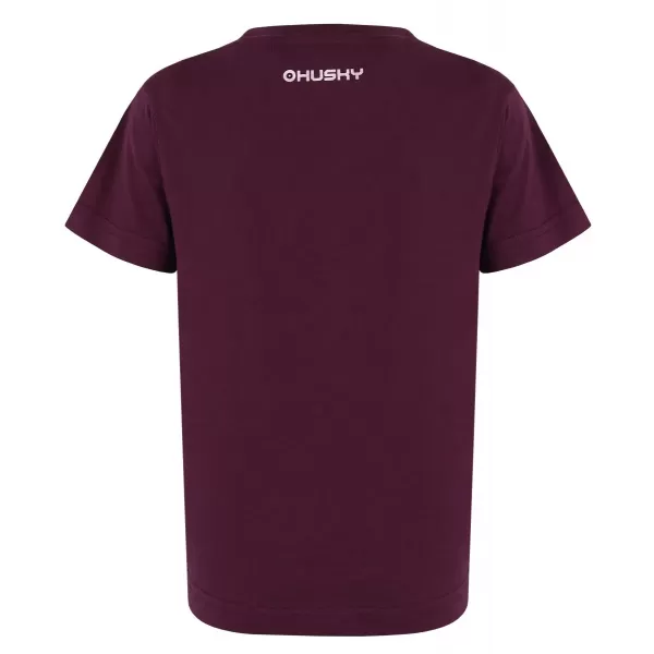  Dječja majica HUSKY TEE MUSHROOM K LJUBIČASTA 