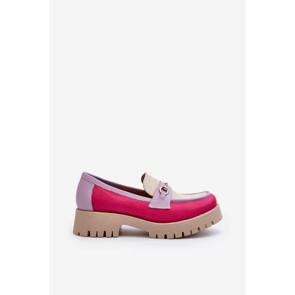  Ženske mokasine ZAZOO 3475 BEŽ/FUSCHIA/LILA 