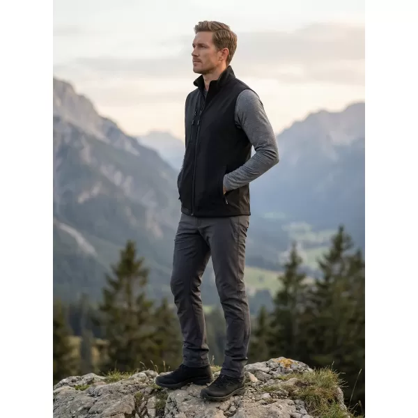  Muški softshell prsluk ALTISPORT NoPrint NP/ALM865 CRNA 