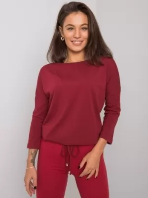 Ženska bluza BASIC FEEL GOOD RV-BZ-4691.43P TAMNOCRVENA