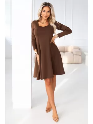 Haljina NUMOCO 574-2 ČOKOLADA