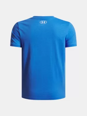 Majica za dječake UNDER ARMOUR UA B SPORTSTYLE LC SS 1389962-402 PLAVA