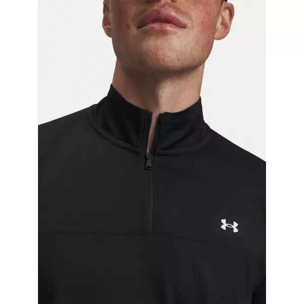  Muška majica kratkih rukava UNDER ARMOUR T2G 1/4 ZIP 6010129-001 CRNA 