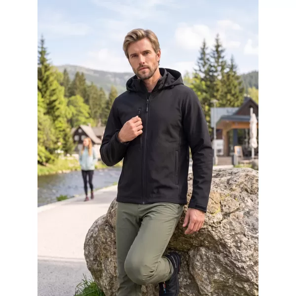  Muška softshell jakna ALTISPORT NoPrint NP/ALM845 CRNA 