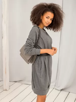 Haljina BASIC FEEL GOOD RV-TU-5184.93P TAMNOSIVA