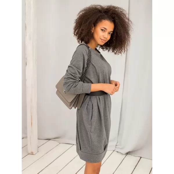  Haljina BASIC FEEL GOOD RV-TU-5184.93P TAMNOSIVA 