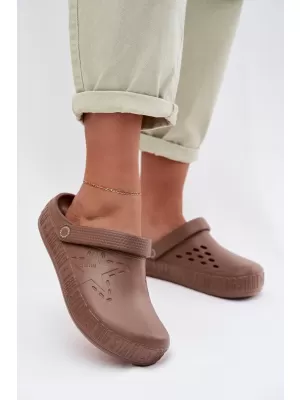 Ženske papuče BIG STAR TT274A085 BROWN/BEIGE Big Star Shoes