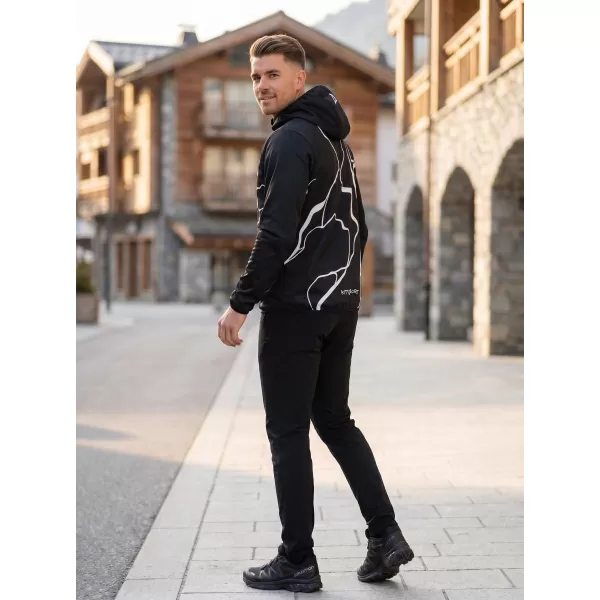  Muška vrhunska softshell jakna ALTISPORT VOJ/ALM073JACK01 CRNA 