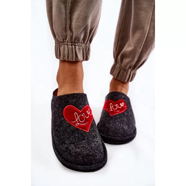  Ženske papuče BIG STAR KK276019 BLACK/RED Big Star Shoes 