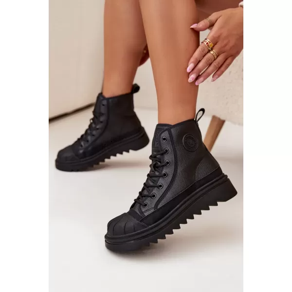  Ženske tenisice BIG STAR OO274A355 BLACK Big Star Shoes 