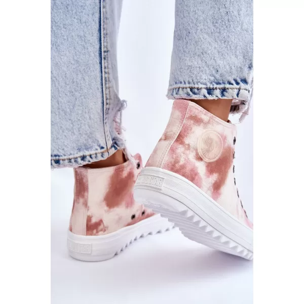  Ženske tenisice BIG STAR LL274048 BEIGE/NUDE Big Star Shoes 