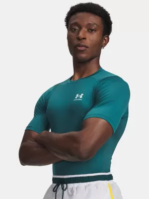 Muška majica kratkih rukava UNDER ARMOUR UA HG ARMOUR COMP SS ZELENA