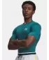 Muška majica kratkih rukava UNDER ARMOUR UA HG ARMOUR COMP SS ZELENA