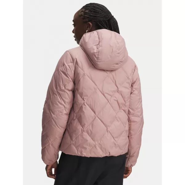  Ženska jakna UNDER ARMOUR LEGEND DOWN JACKET 6008818-673 RUŽIČASTA 