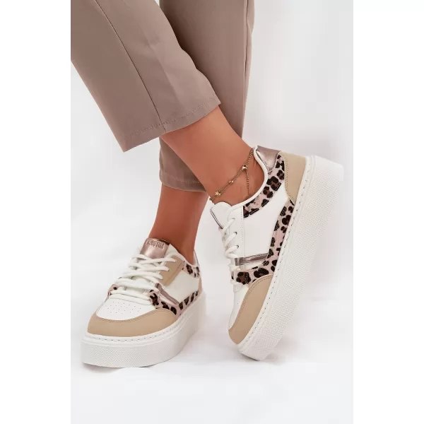  Ženske tenisice BIG STAR SS274357 WHITE/BEIGE Big Star Shoes 