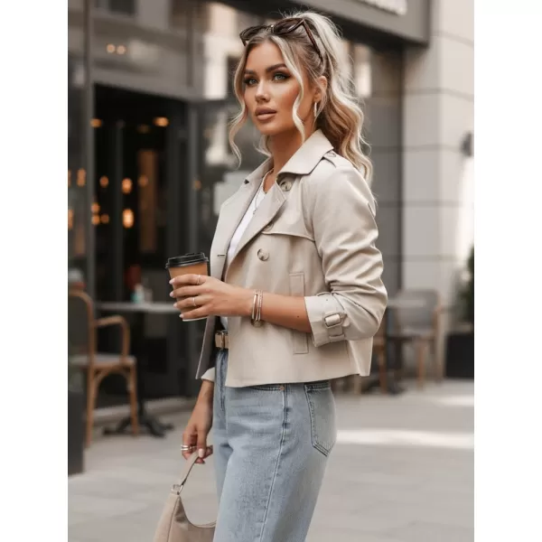  Ženski kaput DSTREET NY0772 BIJELA 
