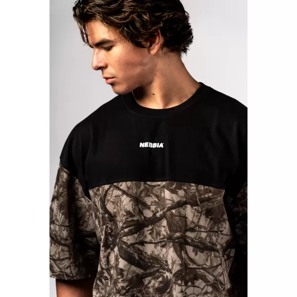  Oversized majica POWER 898 SVIJETLO SMEĐA CAMO Nebbia 