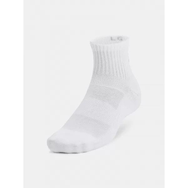  Čarape UNDER ARMOUR UNISEX UA TC QTR (3 PÁRY) 1386372-100 BIJELA 