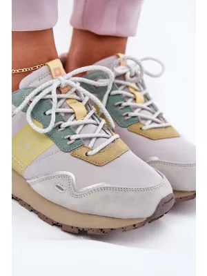 Ženske cipele BIG STAR RR274244 YELLOW/GREY Big Star Shoes