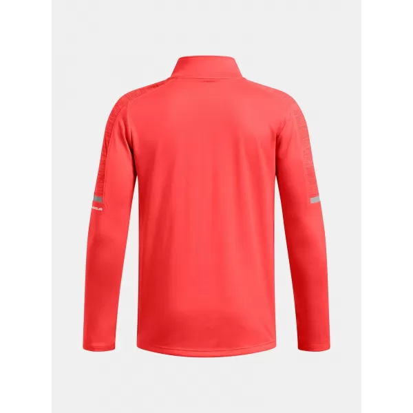 Majica za dječake UNDER ARMOUR TECH UTILITY 1/4 ZIP 1390029-847 NARANČASTA 