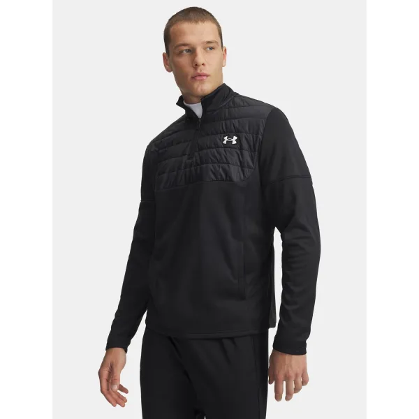  Muški sweatshirt UNDER ARMOUR UA ARMOUR FLC PRO UTILITY QZ 6005688-001 CRNA 