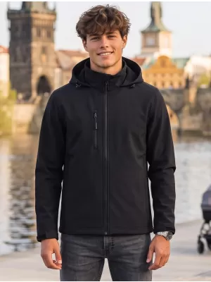 Muška softshell jakna ALTISPORT NoPrint NP/ALM845 EBANOVINA SIVA