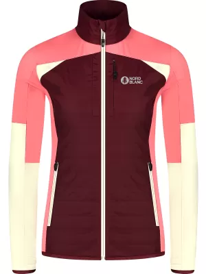 Ženska jakna NORDBLANC ORIGINATION NBWJL8330 TAMNOCRVENA