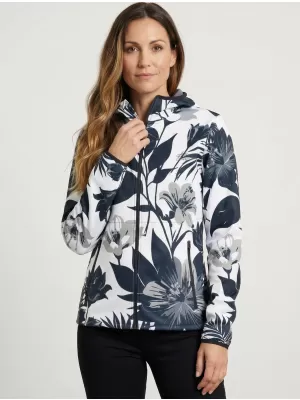 Ženska vrhunska softshell jakna ALTISPORT VOJ/ALW115JACK01 CRNO/BIJELO