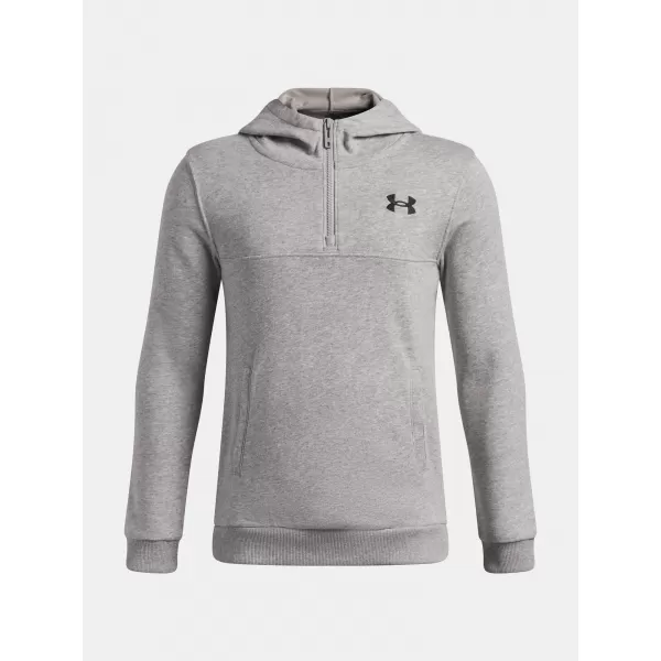  Trenirka za dječake UNDER ARMOUR UA RIVAL LW 1/4 ZIP HOODIE 6009316-011 SIVA 