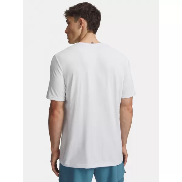  Muška majica kratkih rukava UNDER ARMOUR UA VANISH ELITE SEAMLESS SS 6010591-100 BIJELA 