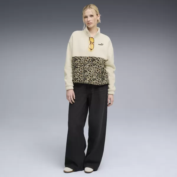  Ženski sweatshirt PUMA ESS GRAPHIC ANIMAL CREW 688083-87 ALPSKI SNIJEG 