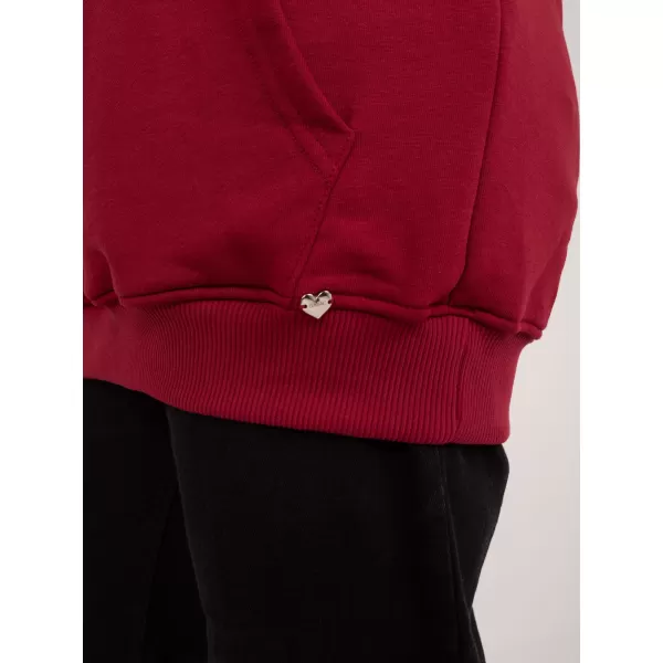  Ženski sweatshirt BASIC FEEL GOOD RV-BL-6338.19X TAMNOCRVENA 