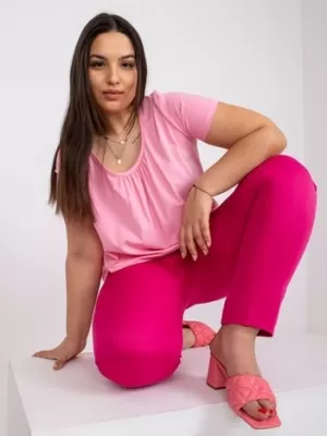Ženska majica kratkih rukava BASIC FEEL GOOD RV-TS-6320.85P RUŽIČASTA