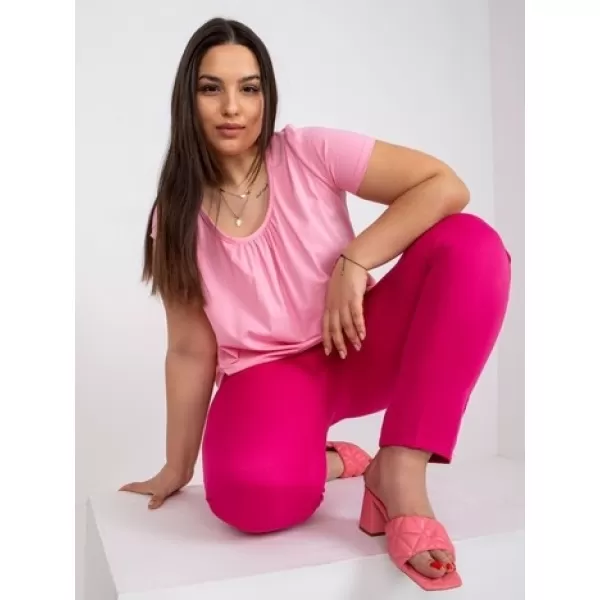  Ženska majica kratkih rukava BASIC FEEL GOOD RV-TS-6320.85P RUŽIČASTA 