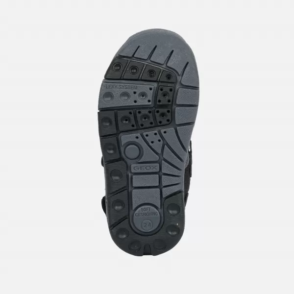  Sandale za dječake GEOX MULTY B650FA05014C9999 CRNA 
