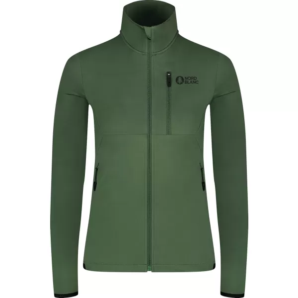  Ženska powerfleece majica NORDBLANC SEDGE NBWFL8291 ZELENA 