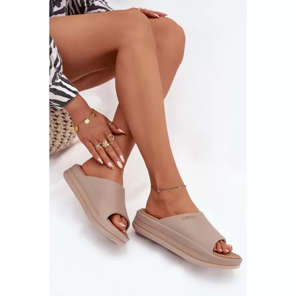  Ženske papuče BIG STAR SS274424 BEŽ Big Star Shoes 